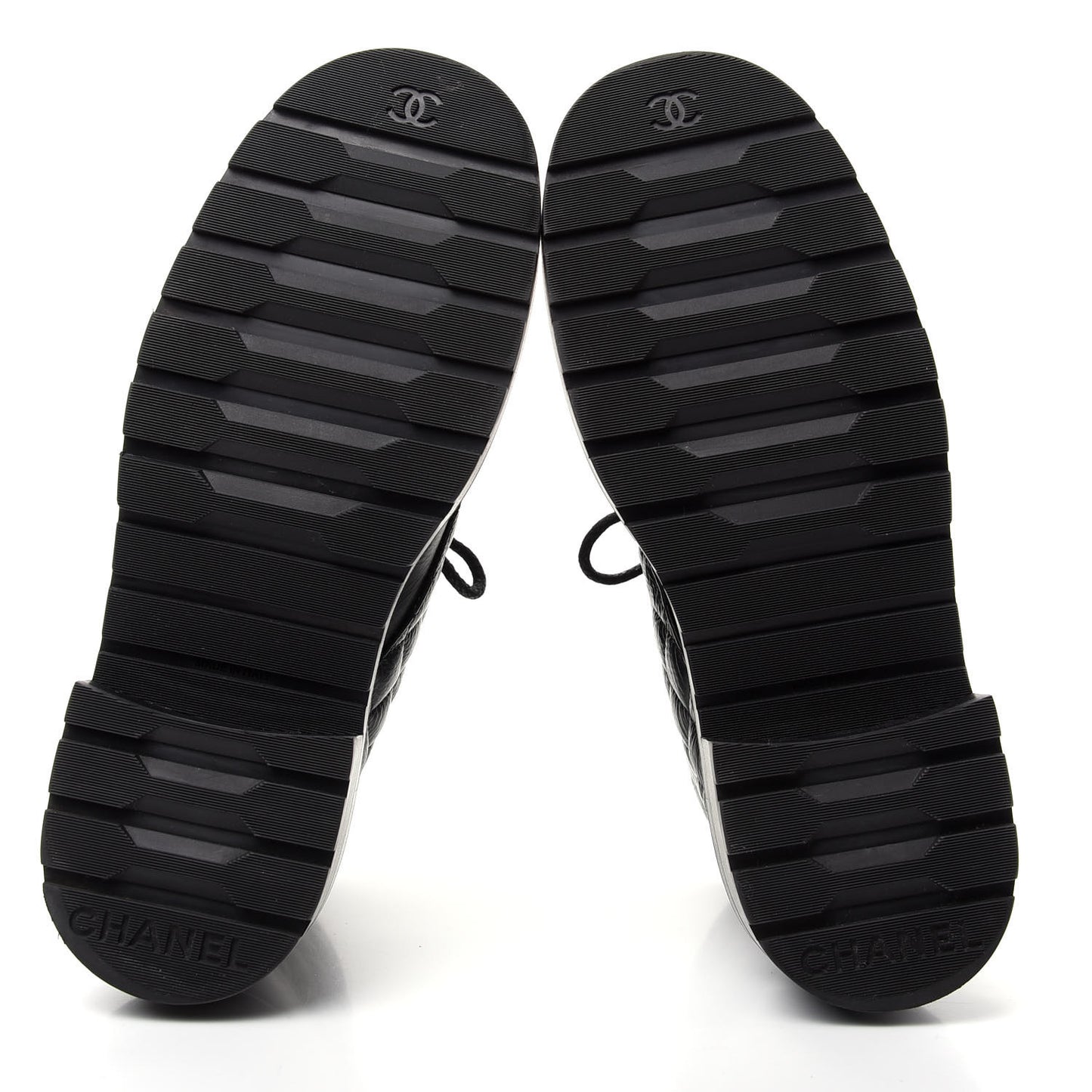 Shiny Goatskin Calfskin Quilted Lace Up Combat Boots 38 Black