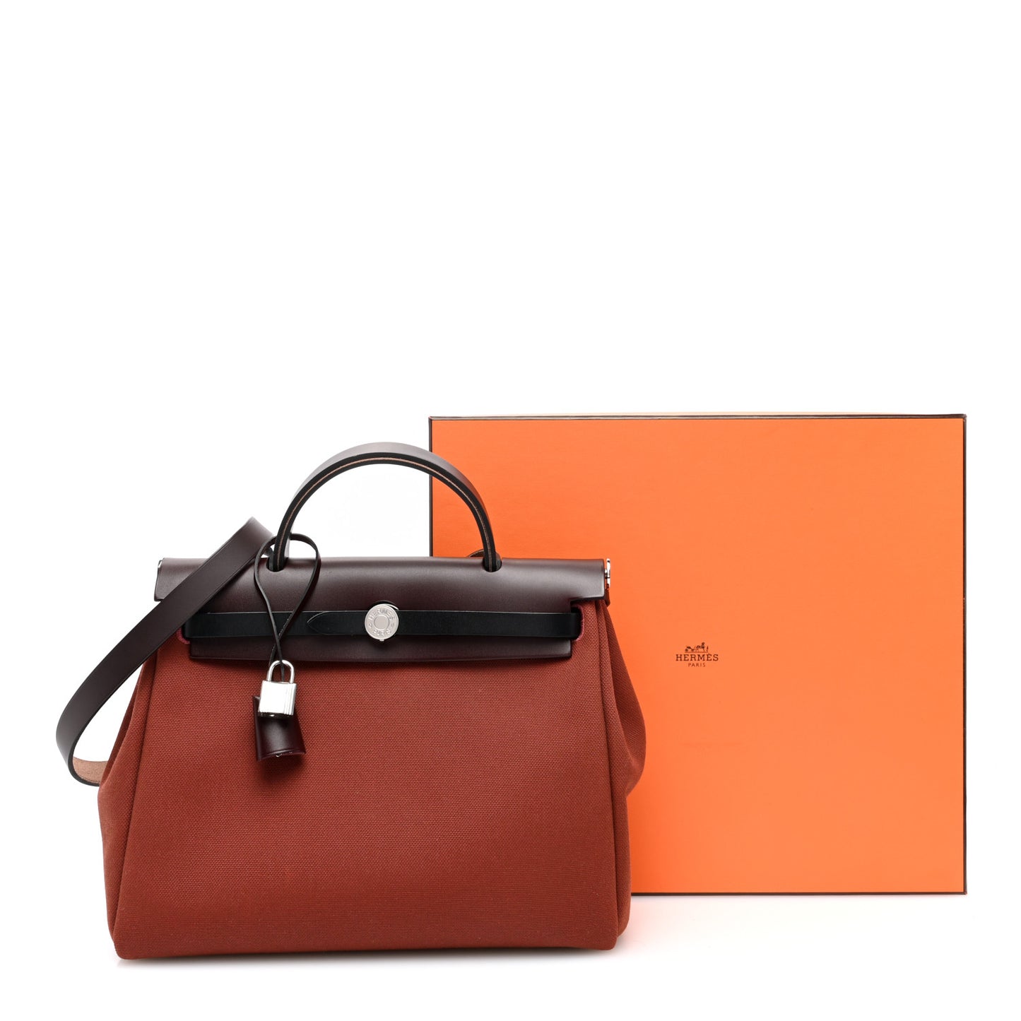 Military Toile Vache Hunter Tri-Color Herbag Zip Retourne 31 PM Rouge H Ebene Black