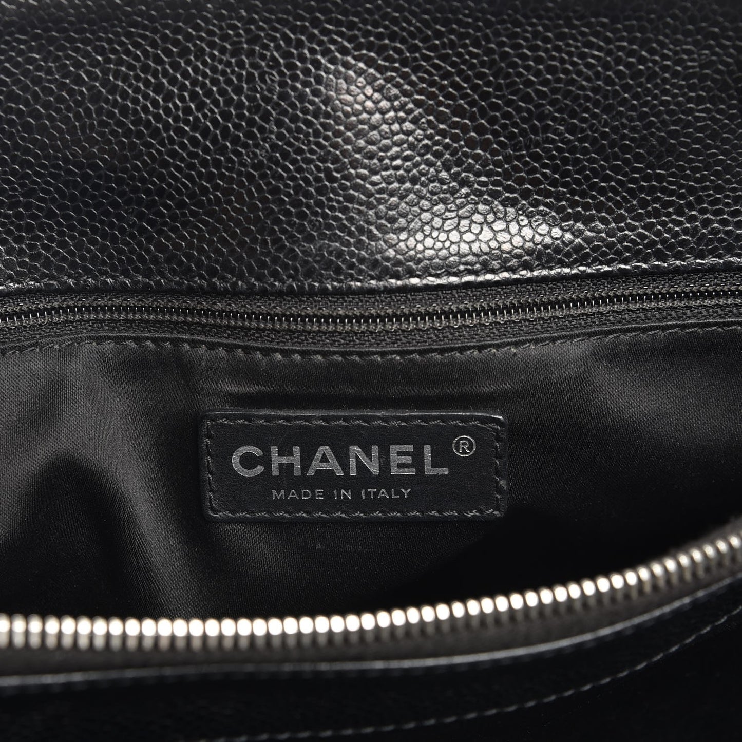 Caviar Quilted Grand Shopping Tote GST Black