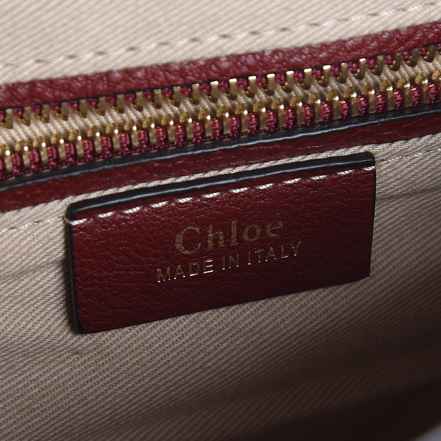 Chloe Suede Calfskin Small Faye Backpack Sienna Red 6 of 7