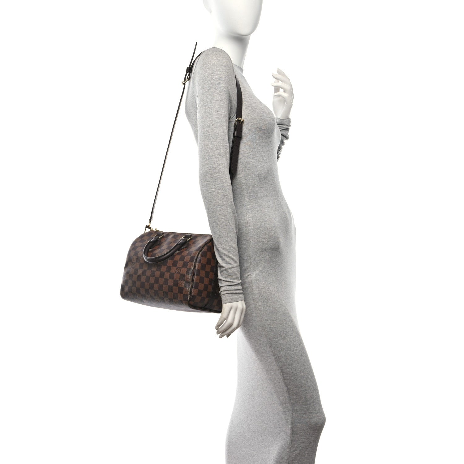 Louis Vuitton Damier Ebene Speedy Bandouliere 25 2 of 12