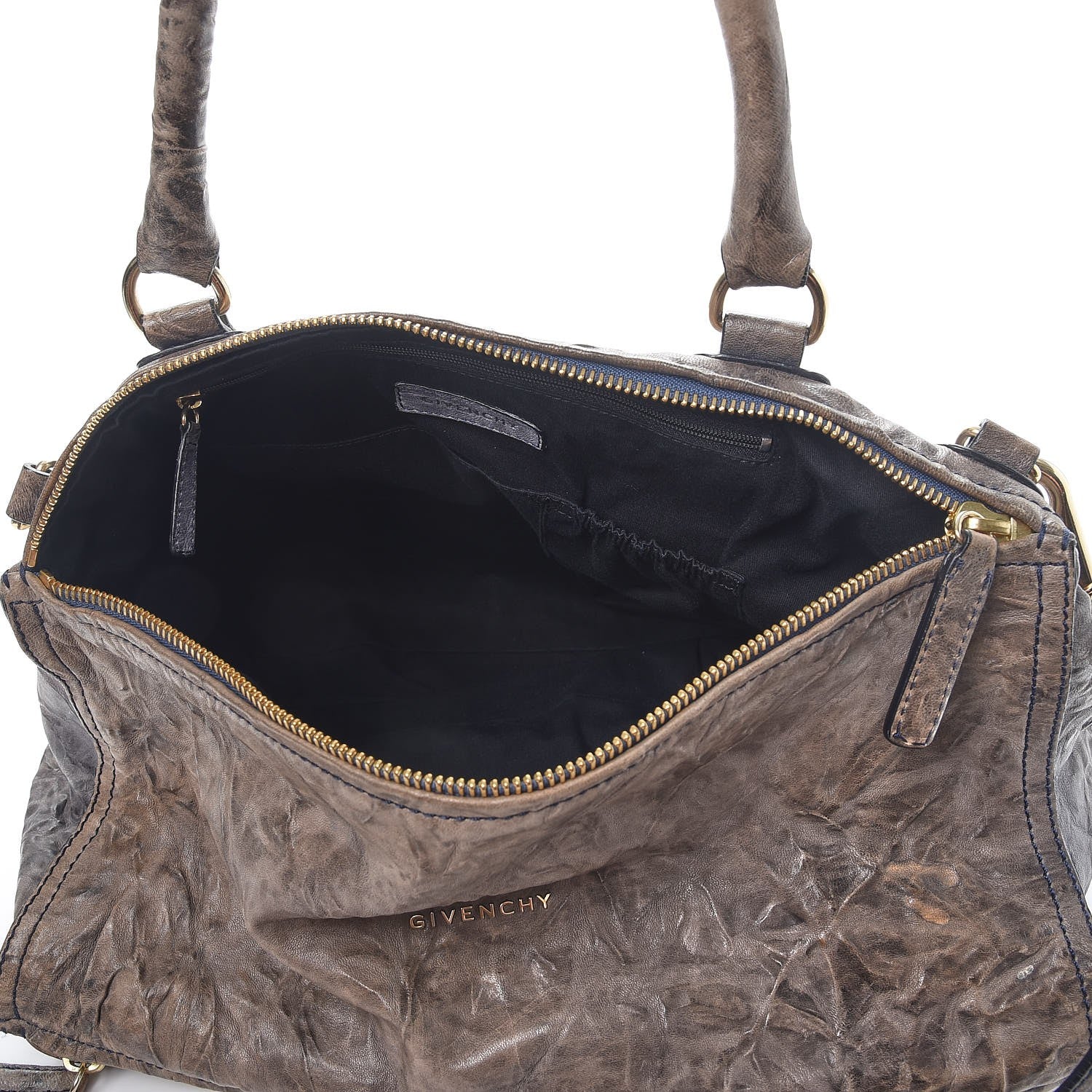 Givenchy Tumbled Sheepskin Large Pandora Blue Grey 5 of 9
