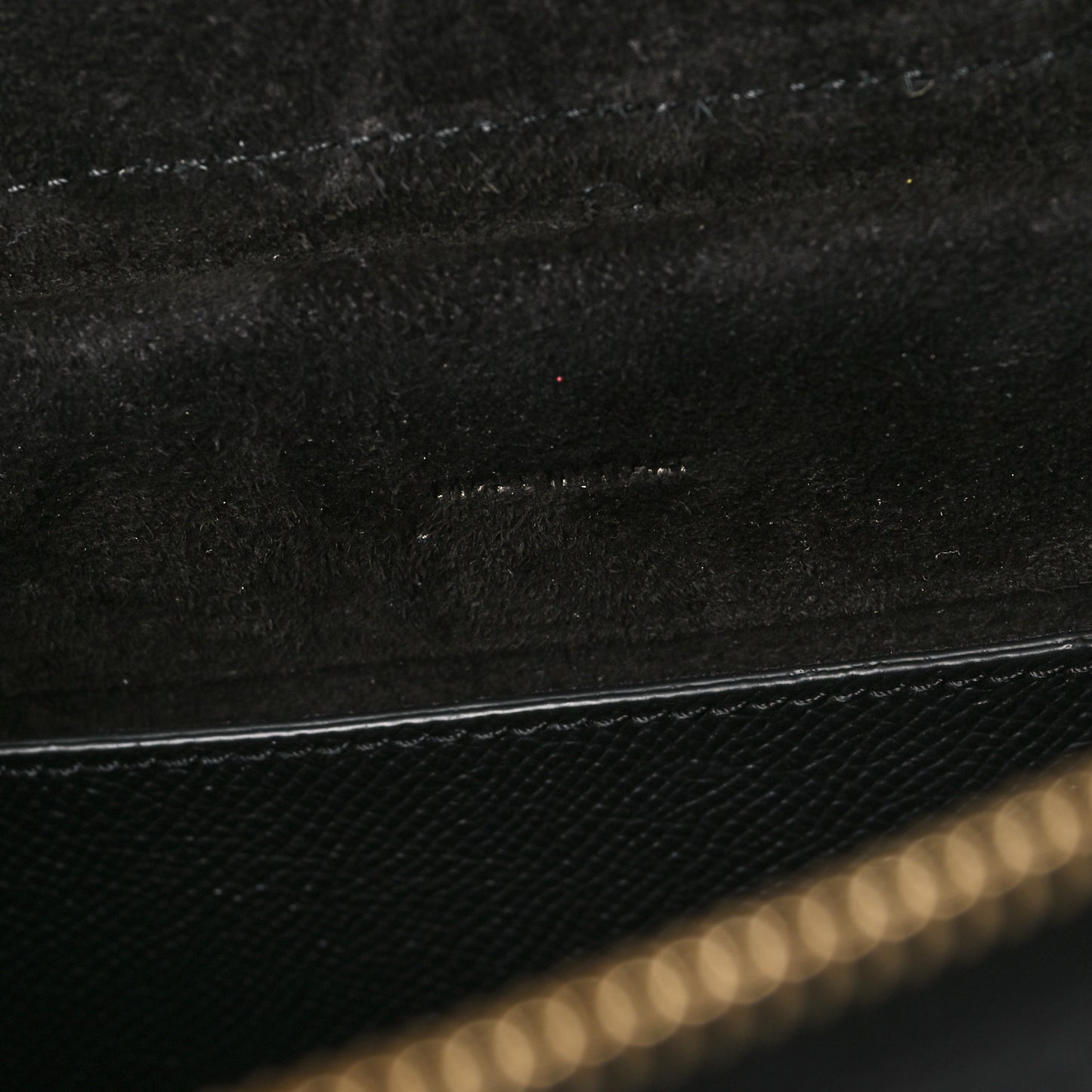 Grained Calfskin Micro Belt Bag Black