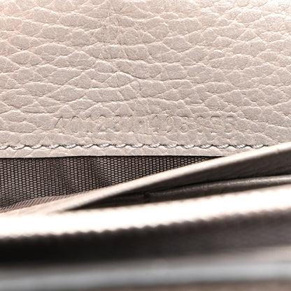 Gucci Dollar Calfskin Crystal Mini Dionysus Chain Wallet Dusty Grey Black Diamond 6 of 9