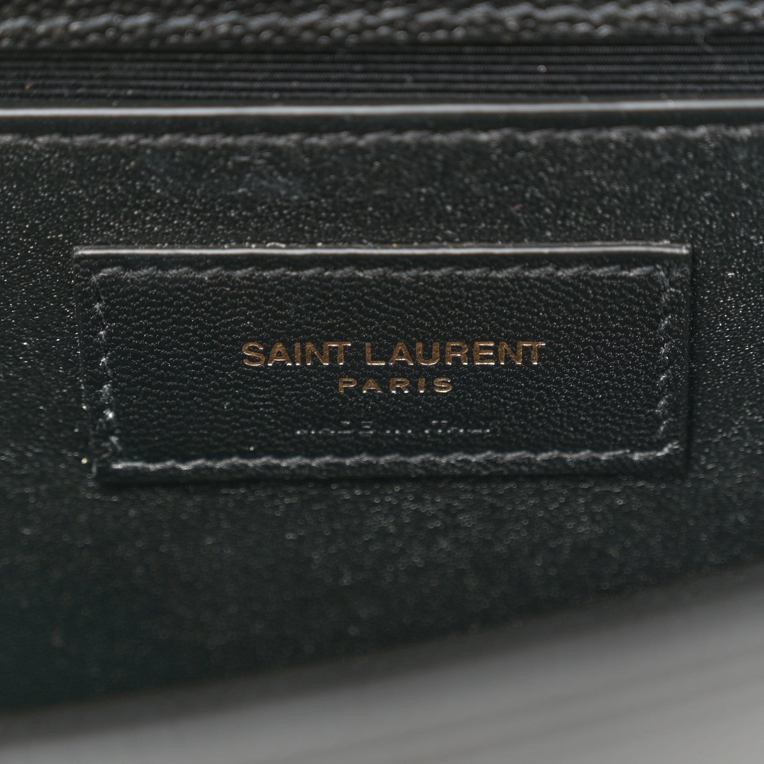 Saint Laurent Grain De Poudre Small Monogram Kate Satchel Black 6 of 10