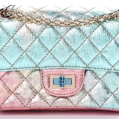 Chanel Metallic Goatskin Quilted Mini 2.55 Reissue Flap Multicolor 4 of 8