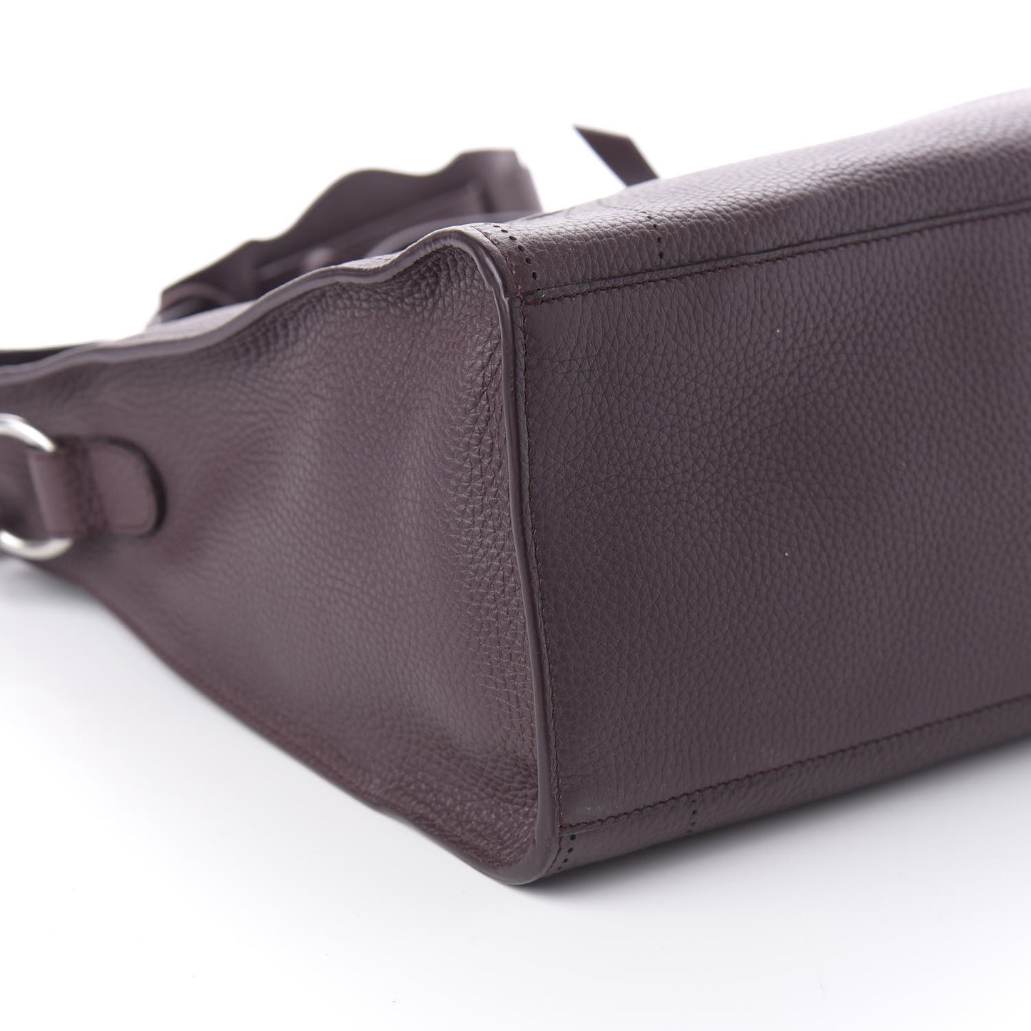 Veau Grana Perforated Blackout Hardware City Rouge Acajou