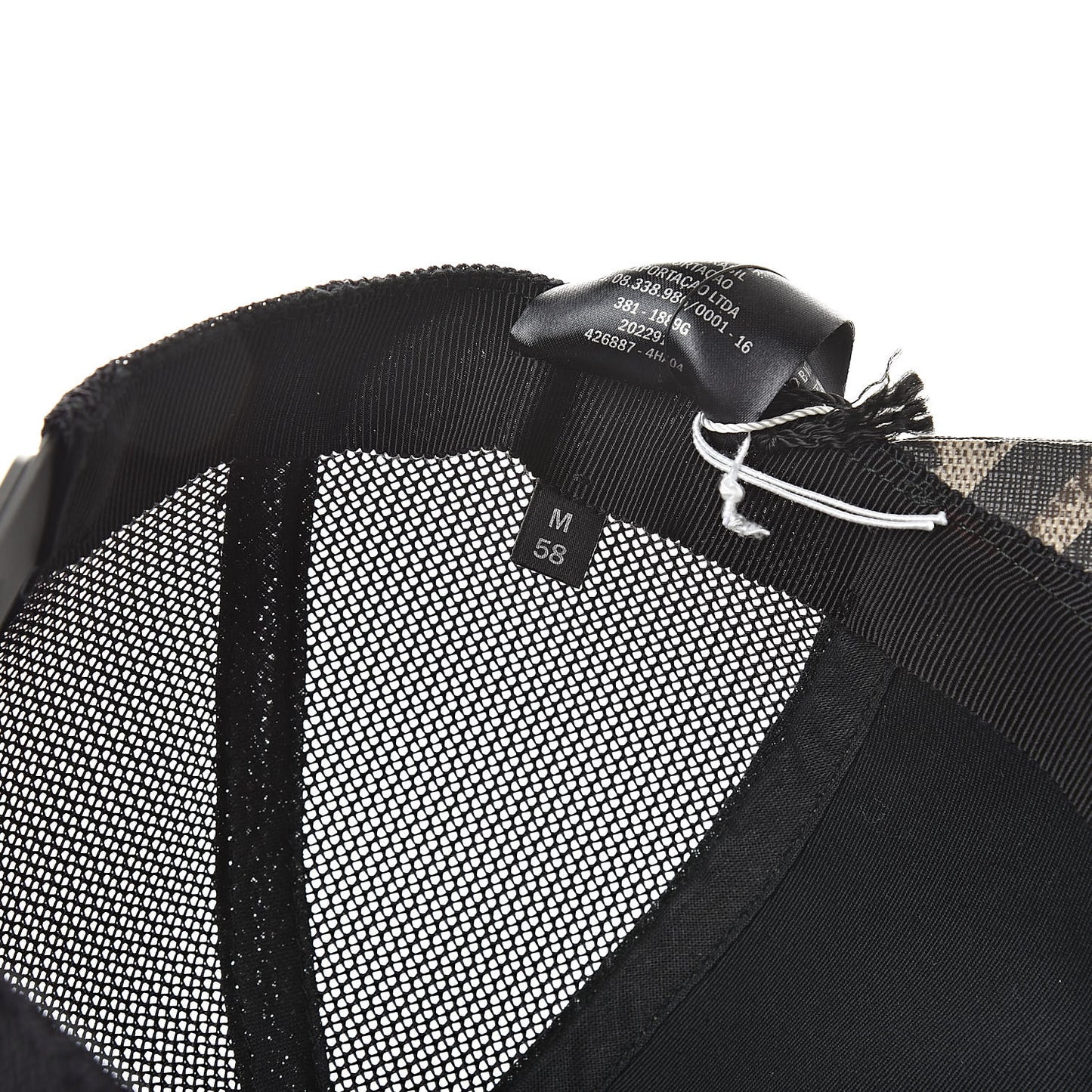 GG Supreme Monogram Caleido Baseball Hat M Black