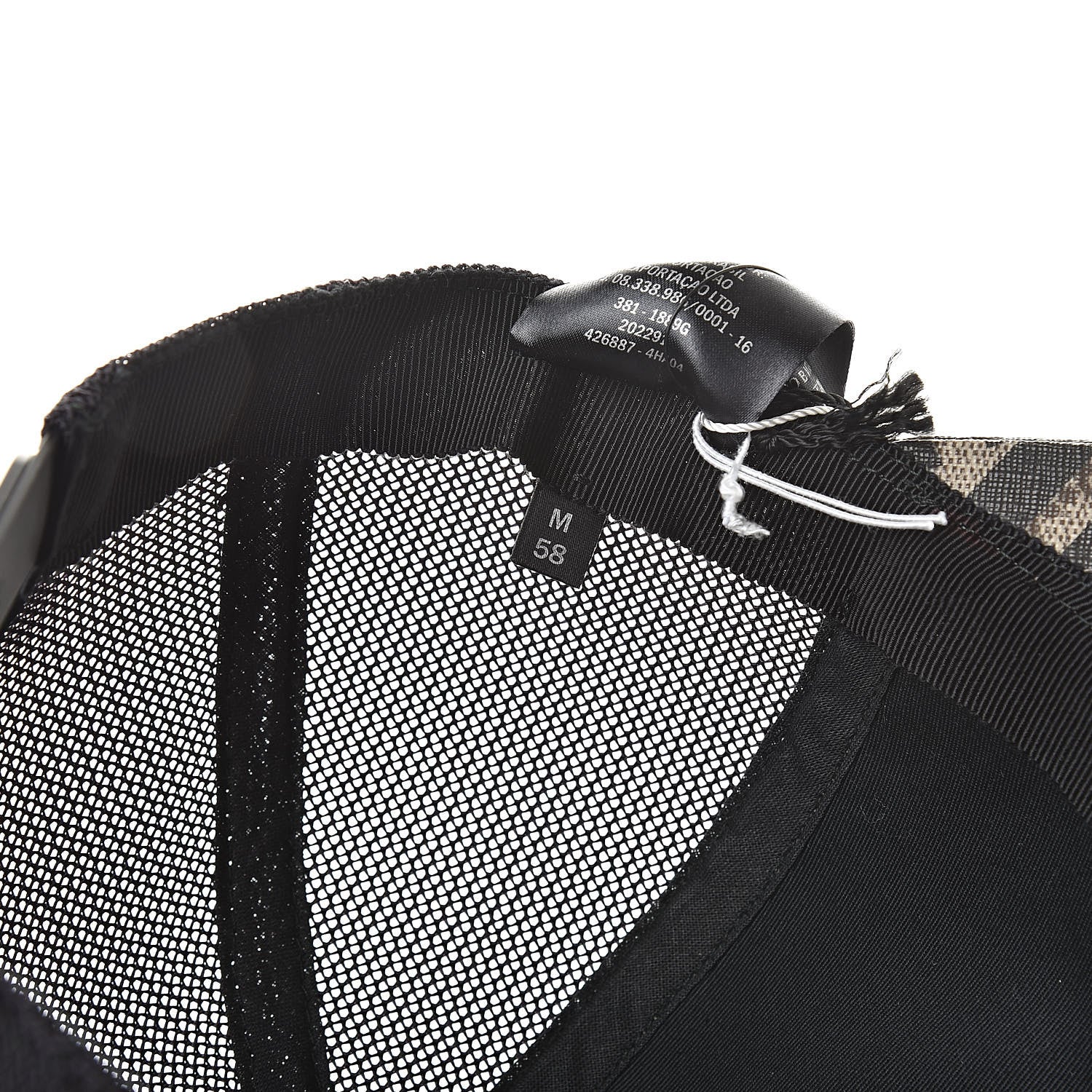Gucci GG Supreme Monogram Caleido Baseball Hat M Black 8 of 8