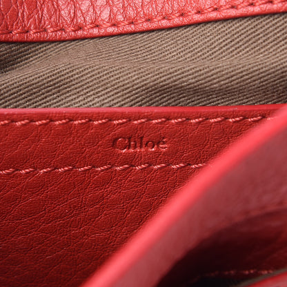 Chloe Calfskin Mini Marcie Round Crossbody Bag Red 6 of 10