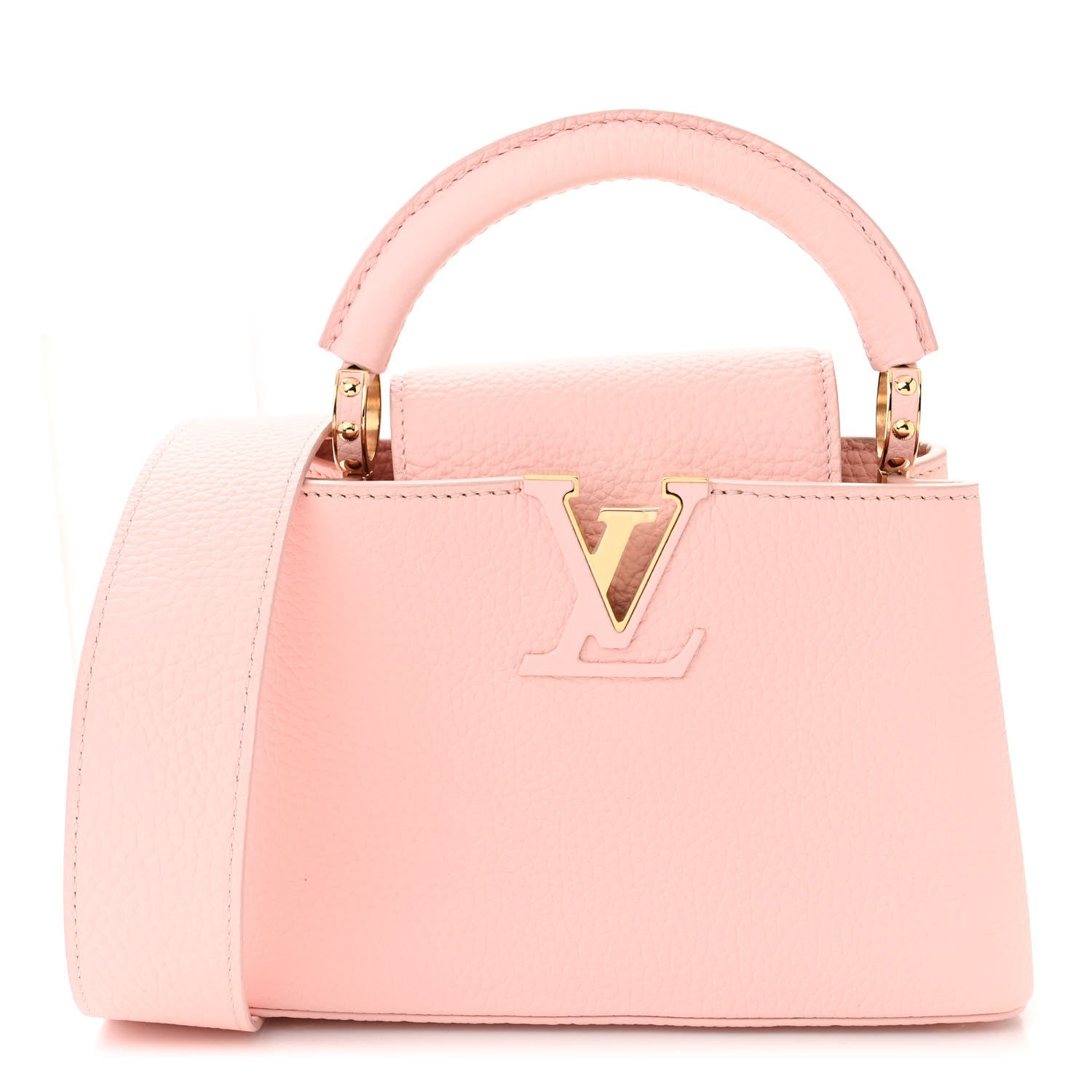 Louis Vuitton Taurillon Capucines Mini Rose Jasmin 1 of 10