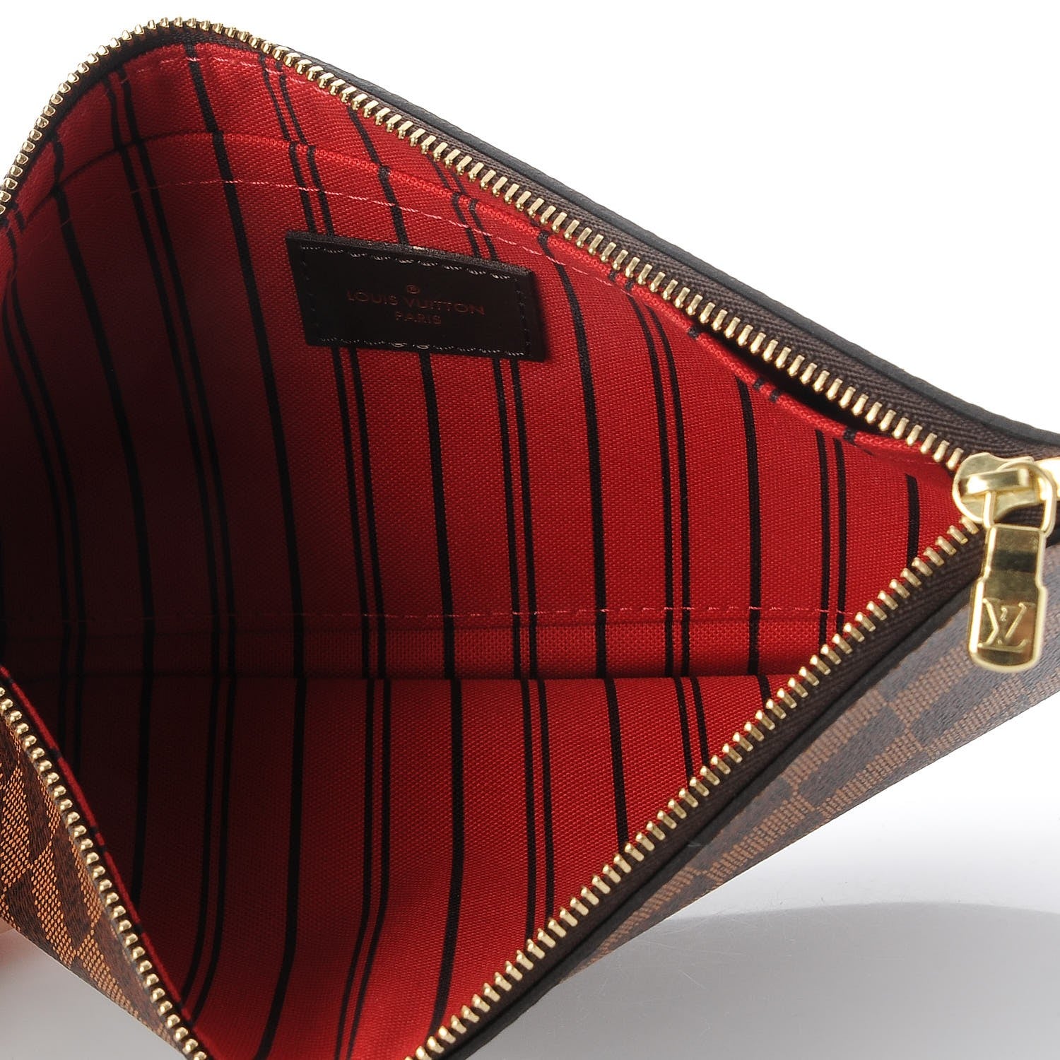 Louis Vuitton Damier Ebene Neverfull MM GM Pochette 5 of 8
