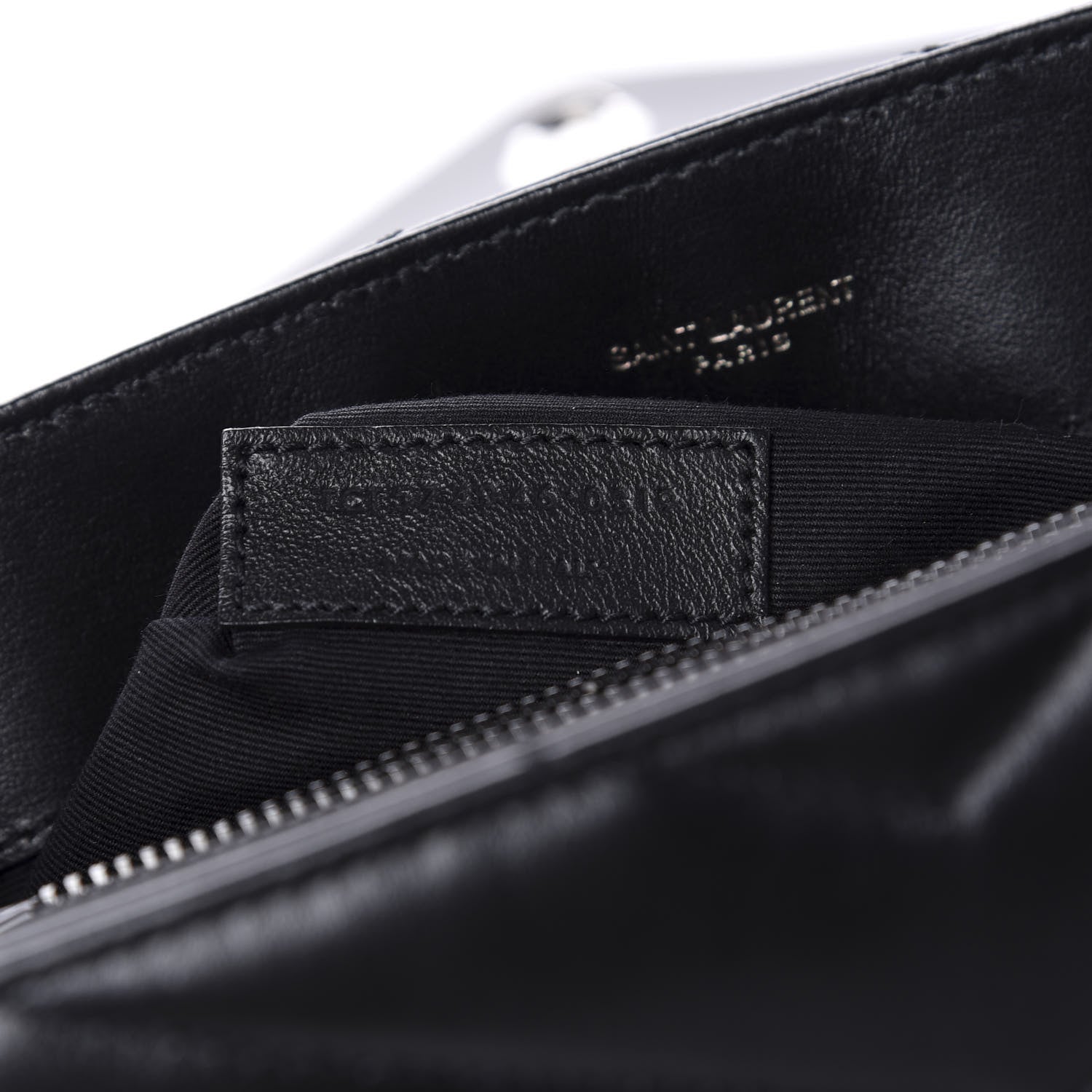Saint Laurent Calfskin Y Quilted Monogram Medium Loulou Chain Satchel Black 10 of 11