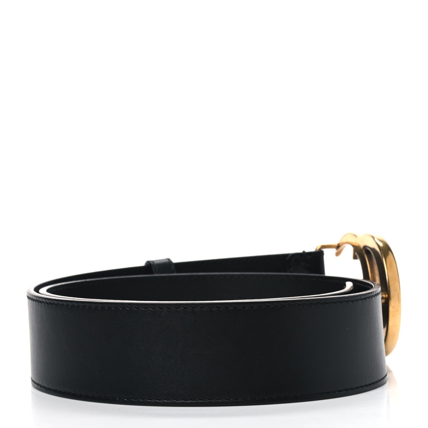 Gucci Calfskin Double G 40mm Belt 75 30 Black 2 of 4