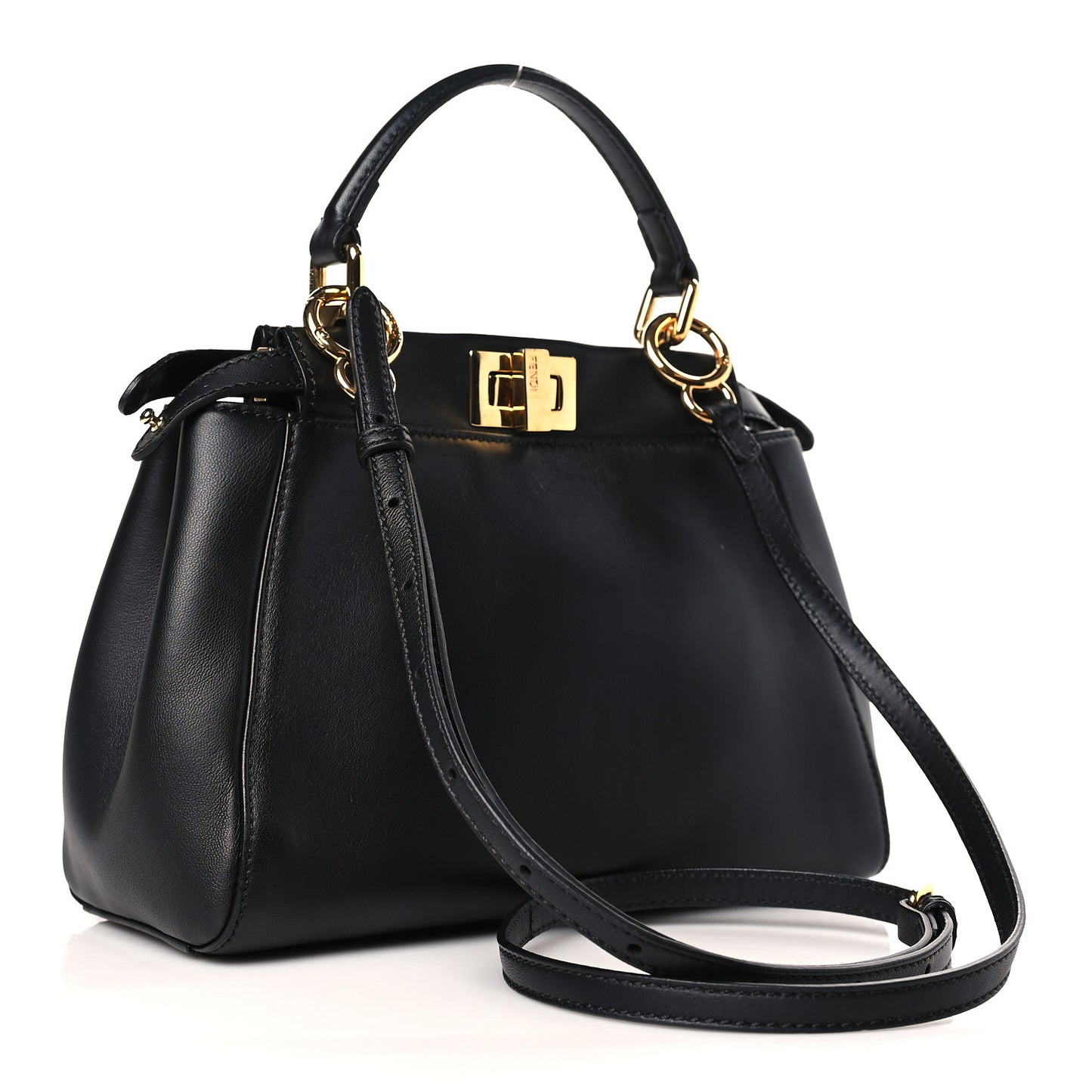 Nappa Mini Peekaboo Iconic Satchel Black