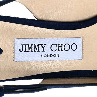 Jimmy Choo Suede Erin 60 Pumps 39.5 Navy 7 of 9