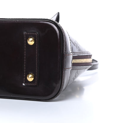 Louis Vuitton Vernis Alma BB Amarante 9 of 11