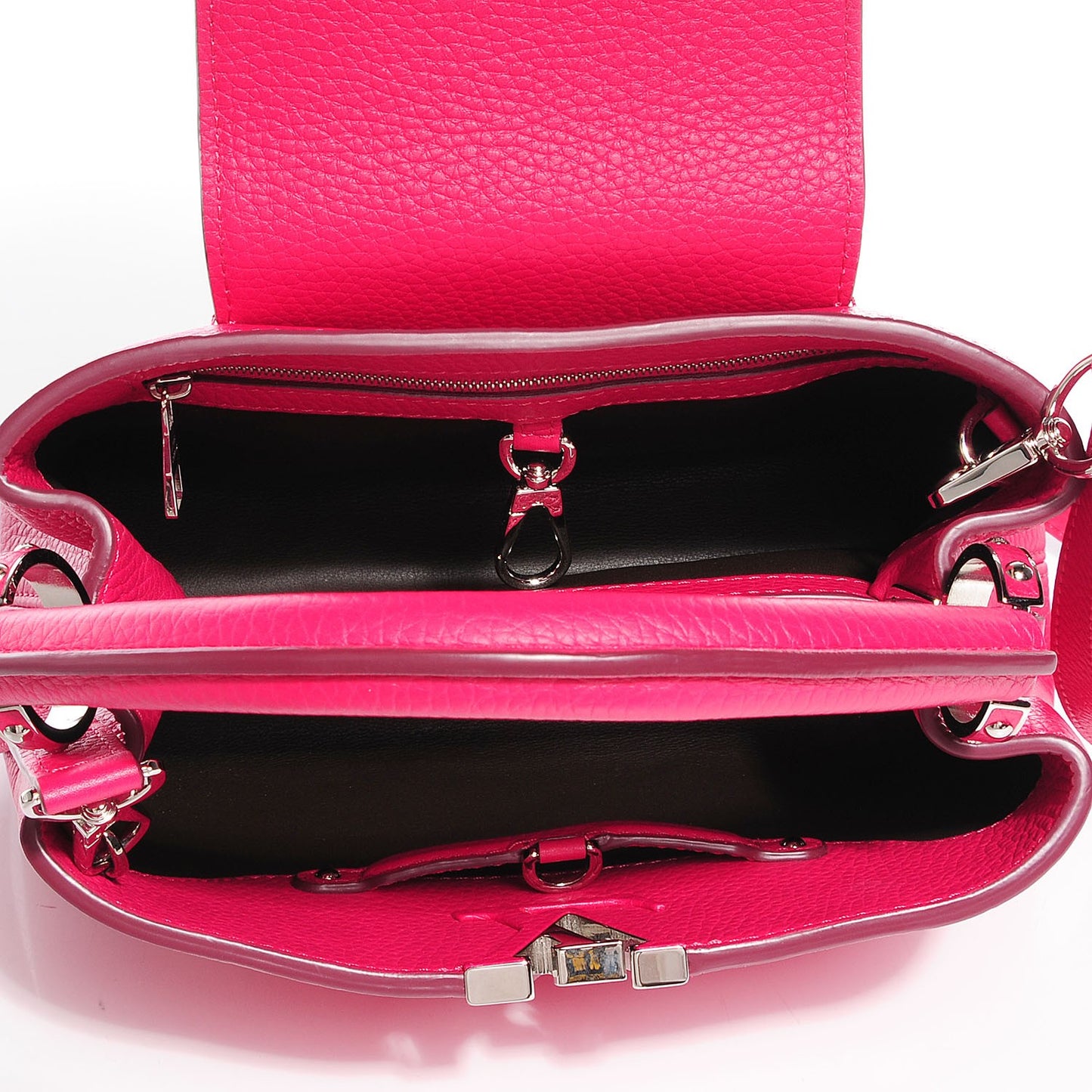 Taurillon Capucines BB Fuchsia