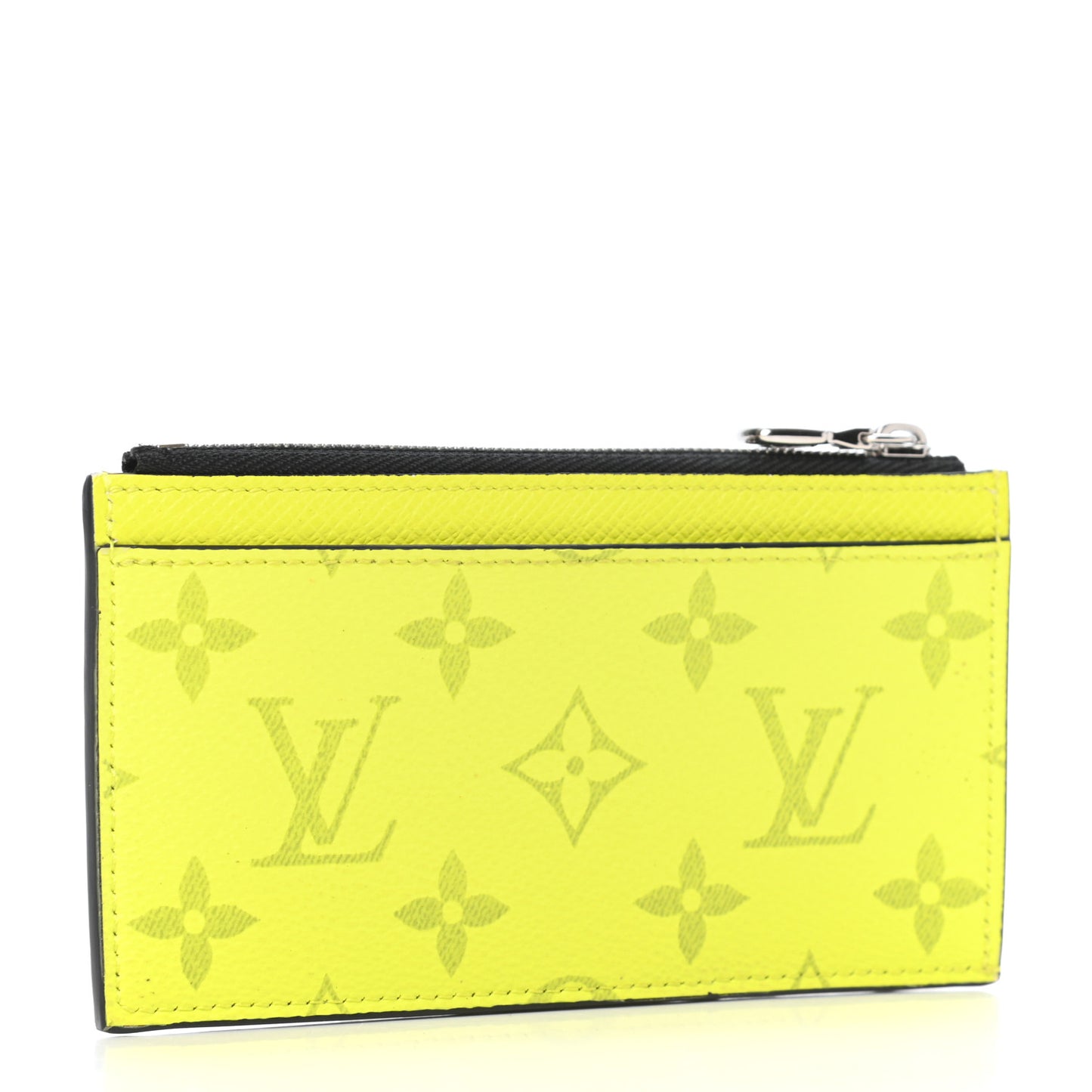 Monogram Taiga Coin Card Holder Yellow
