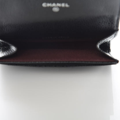 Chanel Caviar Quilted Flap Card Holder Black 5 of 8