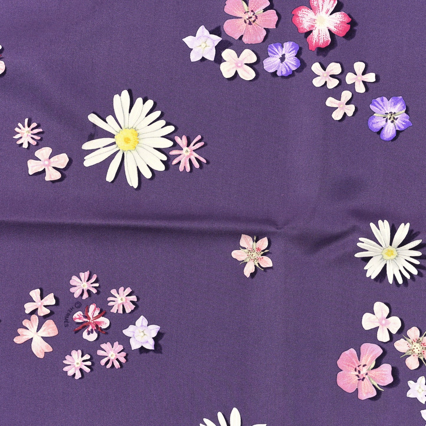 Silk Flower Power Scarf 90