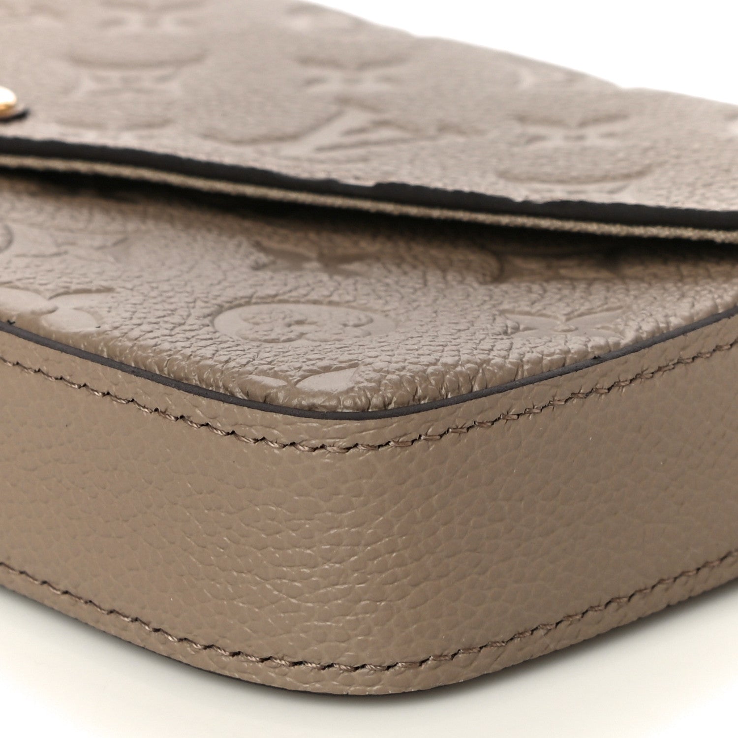Louis Vuitton Empreinte Pochette Felicie Chain Wallet Tourterelle 9 of 10
