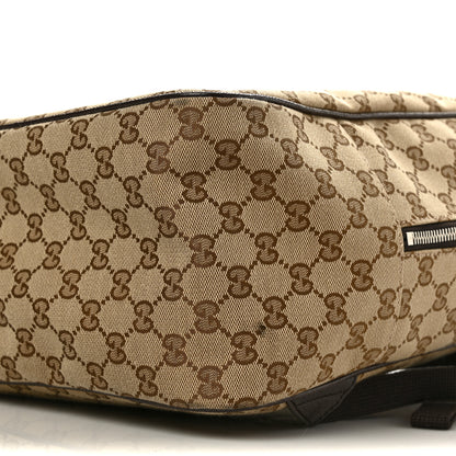 Gucci Monogram Travel Backpack Dark Brown 10 of 10