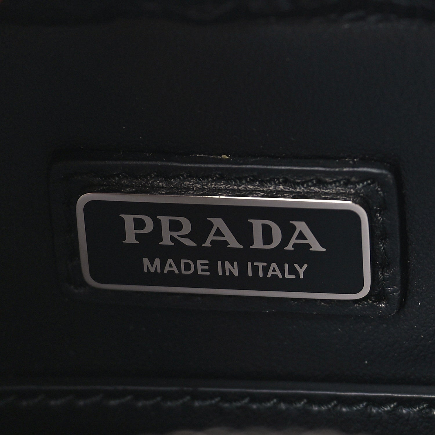 Prada Saffiano Travel Brique Crossbody Messenger Bag Black 6 of 8