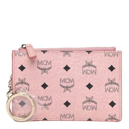 MCM Visetos Key Pouch Pink 1 of 7