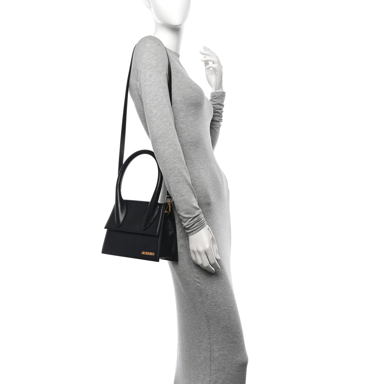 Jacquemus Smooth Calfskin Le Grand Chiquito Black 1 of 8