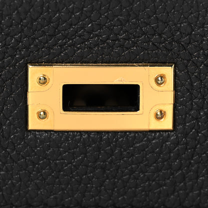 Hermes Togo Kelly Retourne 25 Black 32 of 37