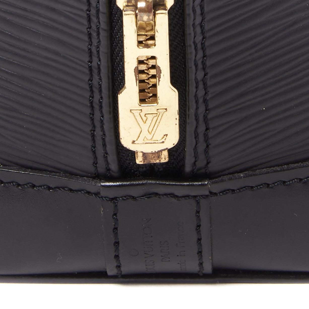 Louis Vuitton Epi Alma PM Black 9 of 10