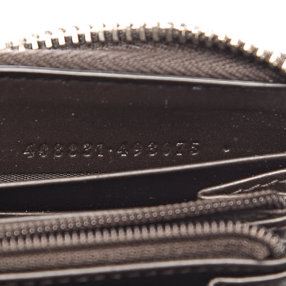 Gucci GG Supreme Monogram Web Bee Zip Around Wallet Beige Cocoa 7 of 10