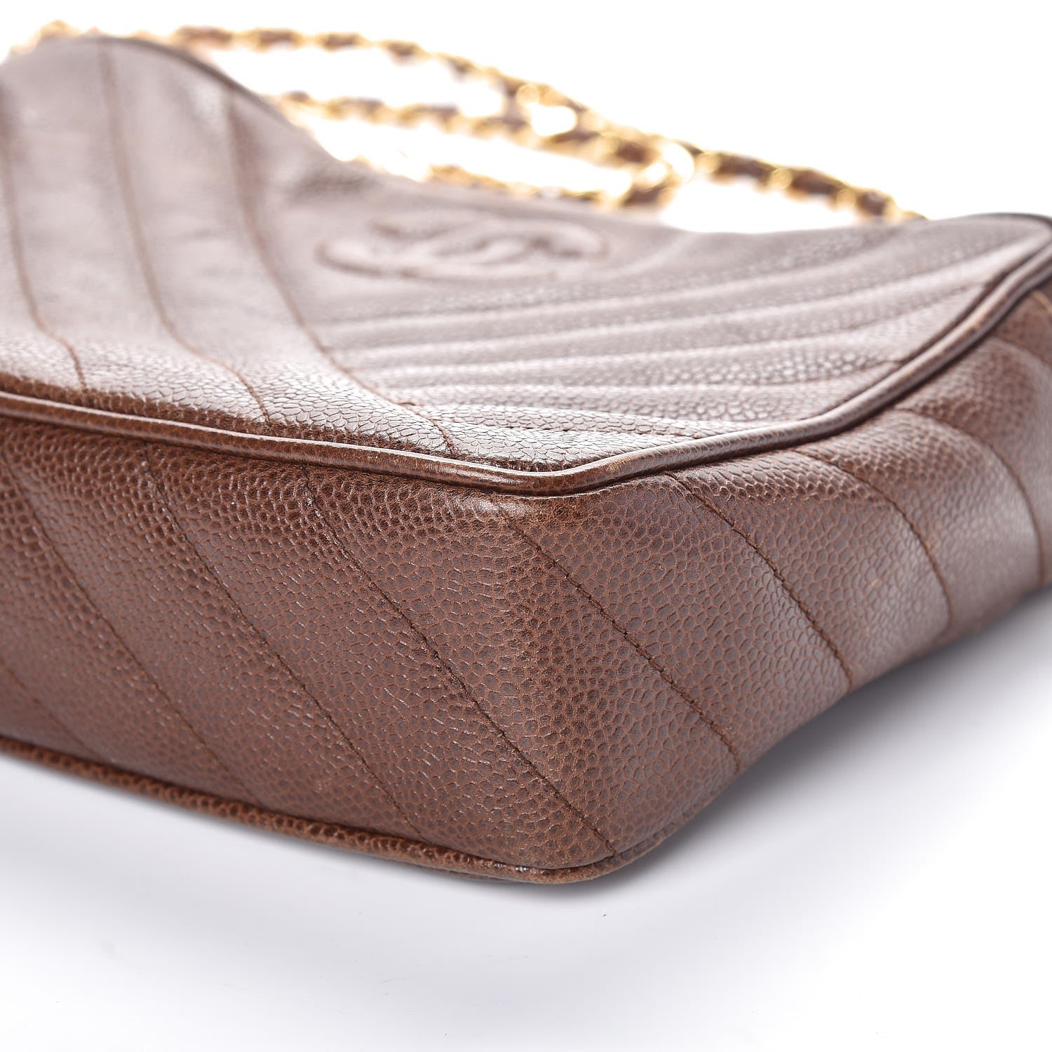 Chanel Caviar Camera Case Brown 17 of 17