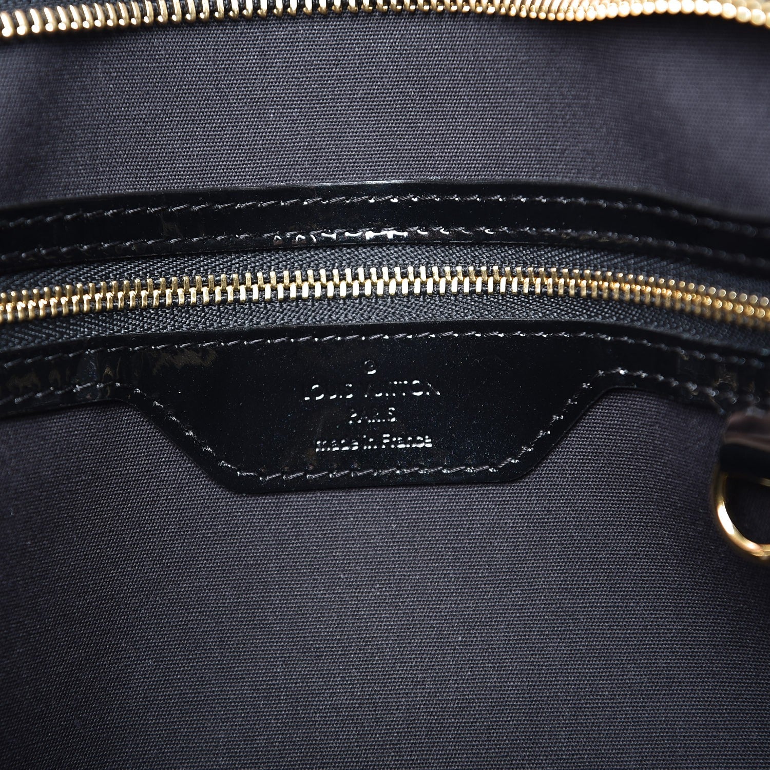 Louis Vuitton Vernis Brea MM Black 8 of 9