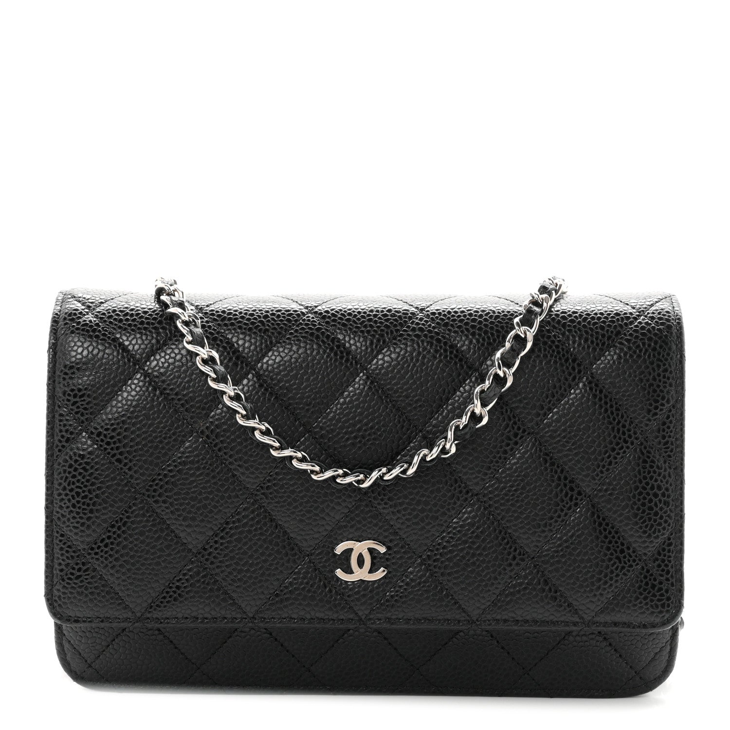 Chanel Caviar Quilted Wallet on Chain WOC Black 1 of 11