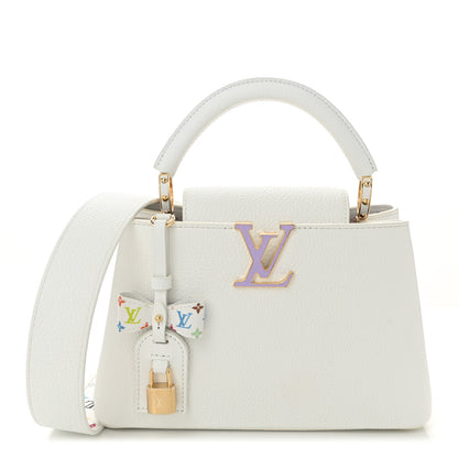 Louis Vuitton LV X TM Taurillon BB Capucines  Blanc 1 of 9