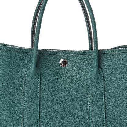 Hermes Negonda Garden Party Tote 30 TPM Malachite 8 of 10