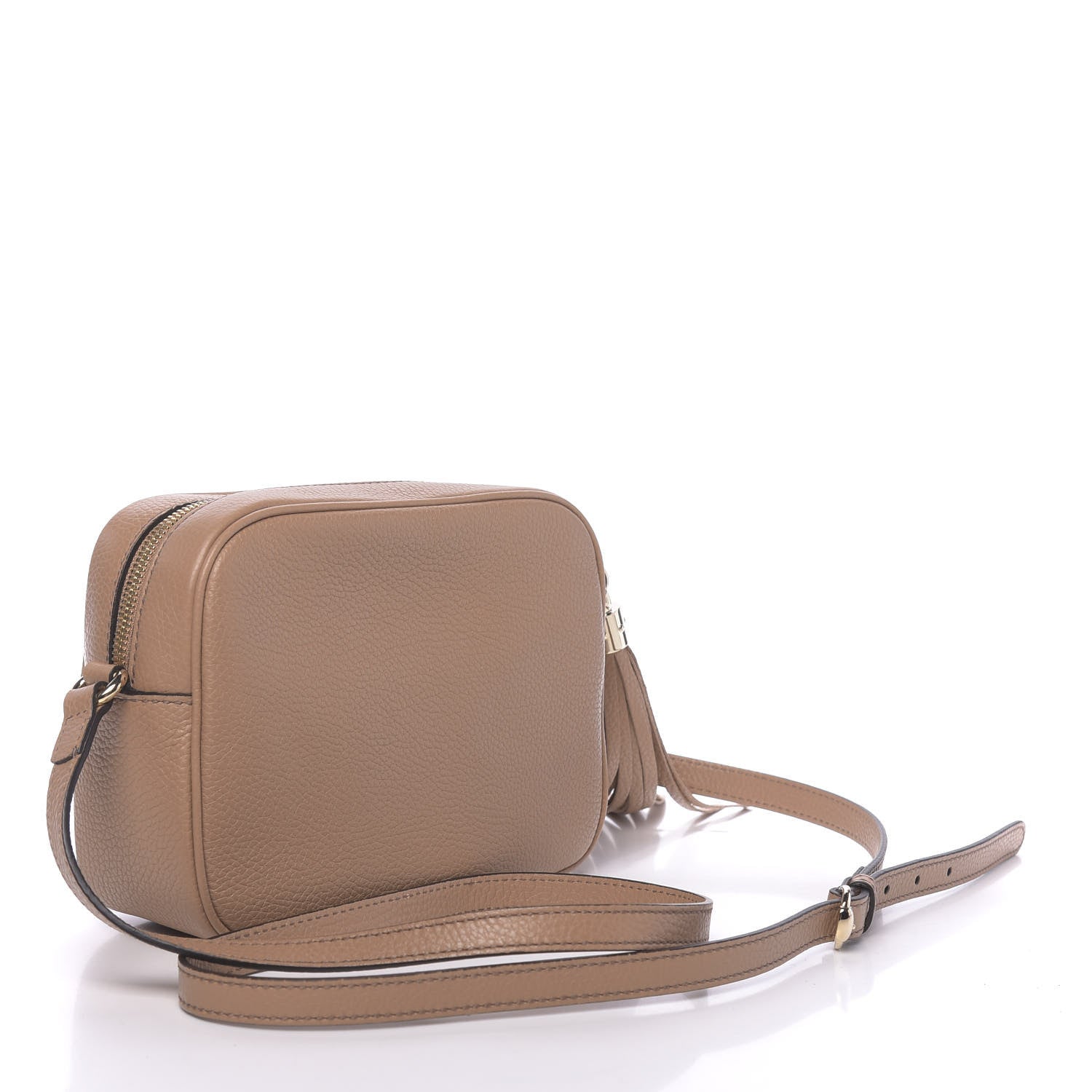Gucci Pebbled Calfskin Small Soho Disco Bag Camelia 3 of 10
