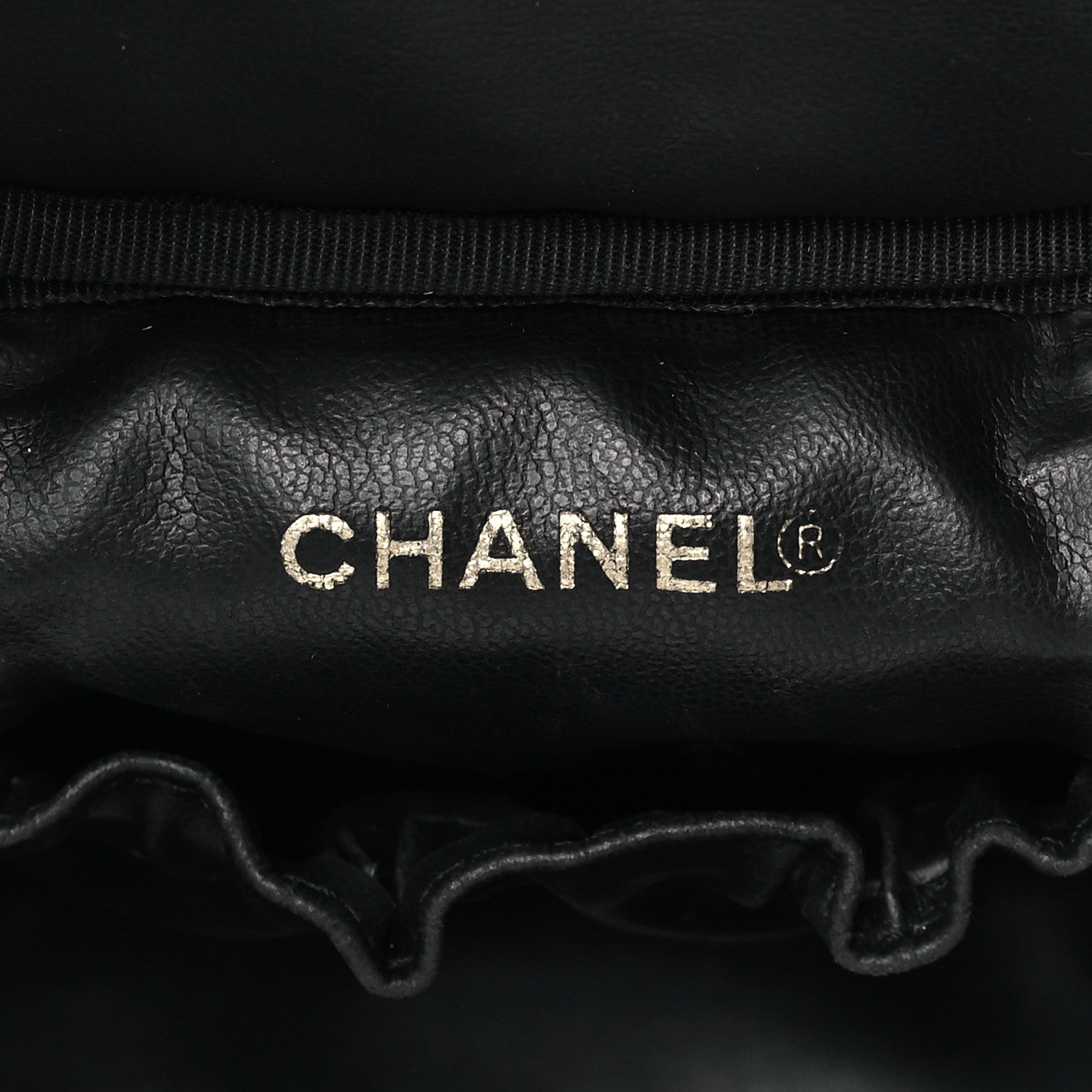 Chanel Caviar Vanity Cosmetic Case Black 6 of 11