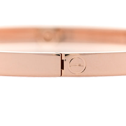 Cartier 18K Pink Gold Small LOVE Bracelet 16 5 of 8