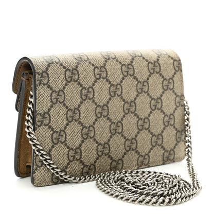 Gucci GG Supreme Monogram Super Mini Dionysus Shoulder Bag Taupe 3 of 11