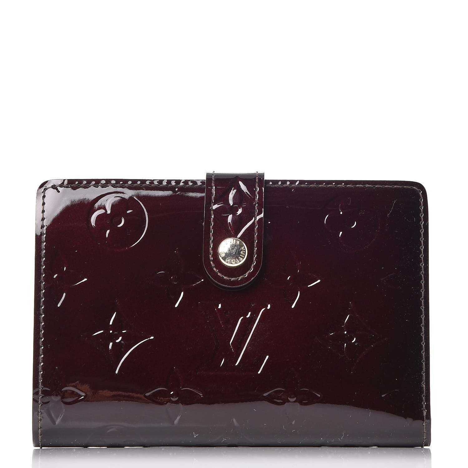 Louis Vuitton Vernis French Purse Wallet Amarante 1 of 10