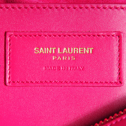 Saint Laurent Calfskin Duffle 3 Fuschia 7 of 8