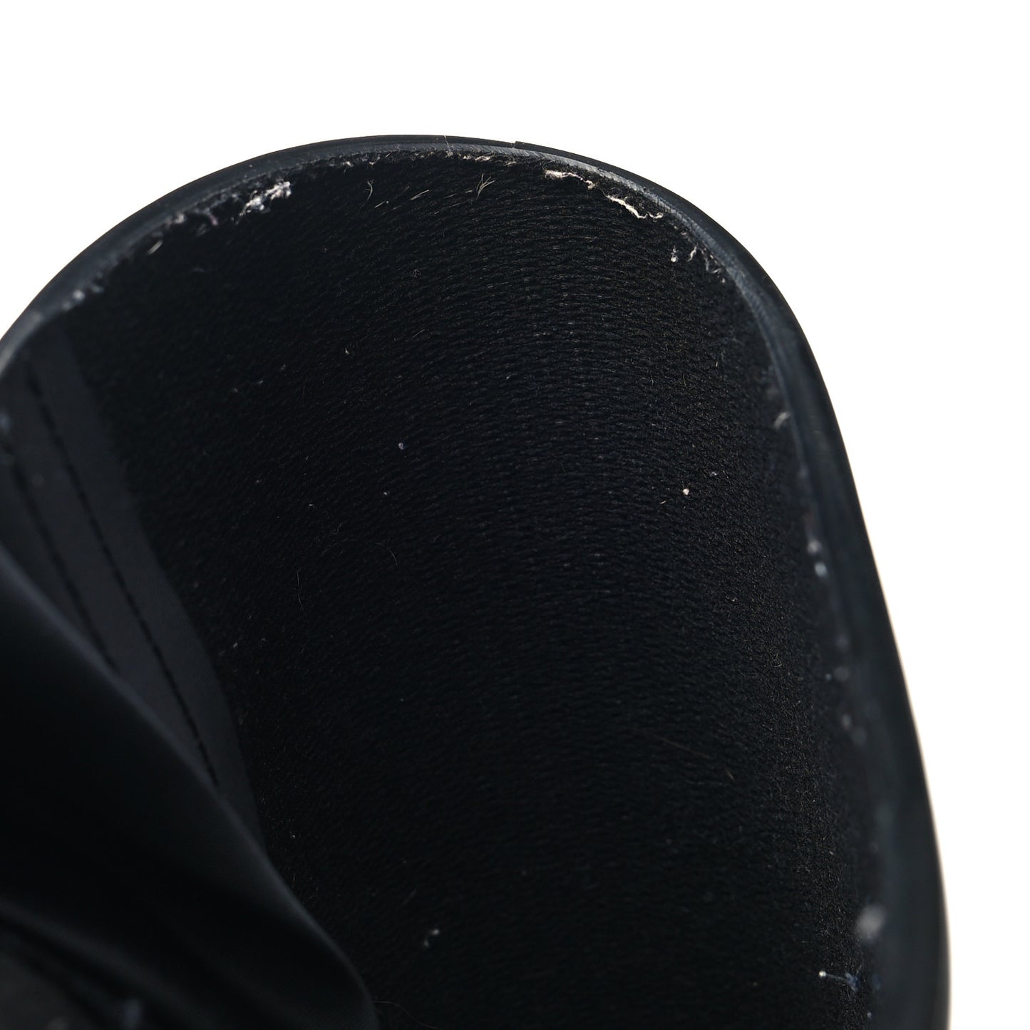 Rubber Embossed Monogram Drops High Rain Boots 37 Black