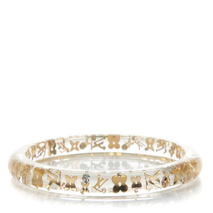 Louis Vuitton Resin Swarovski Medium Inclusion Bracelet PM Transparent 1 of 3