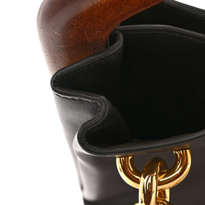 Bottega Veneta Calfskin Wood Mount Fondant 11 of 11