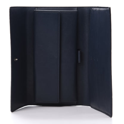 Louis Vuitton Mat Monogram Porte Tresor International Wallet Blue 4 of 7