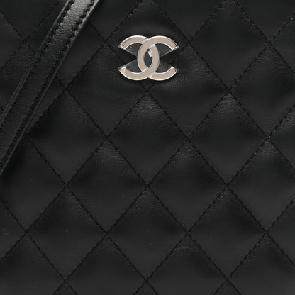 Chanel Lambskin Quilted Crossbody Bag Black 8 of 10