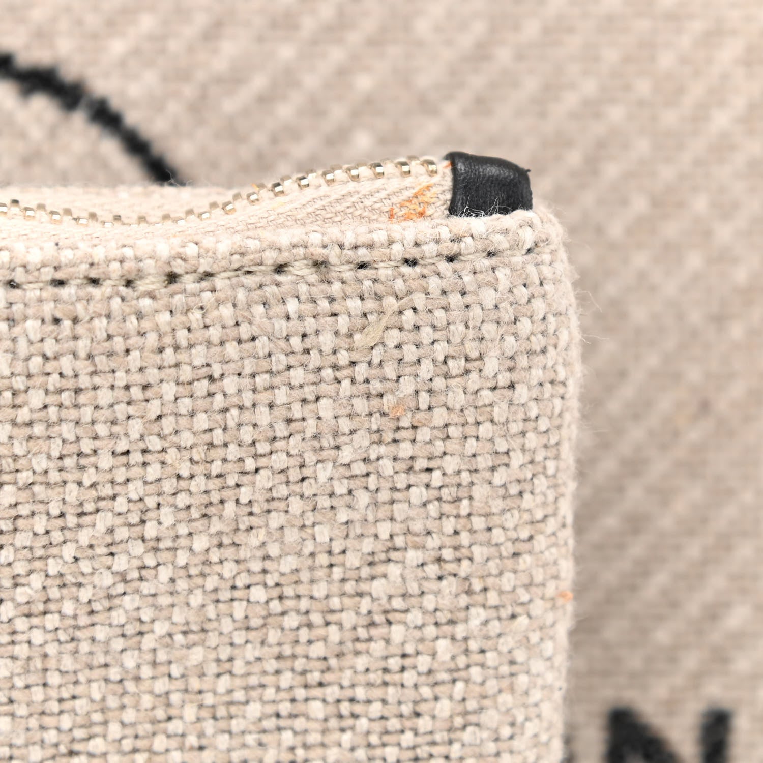 Chanel Mixed Fibers Small Deauville Tote Beige Black 13 of 13